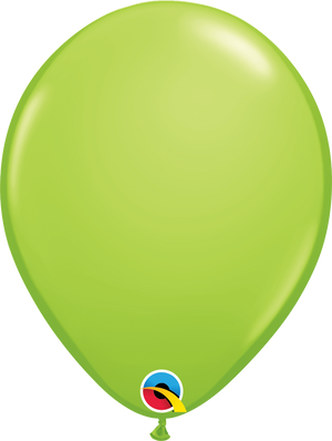 lime green latex balloon