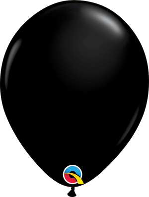 black latex balloon