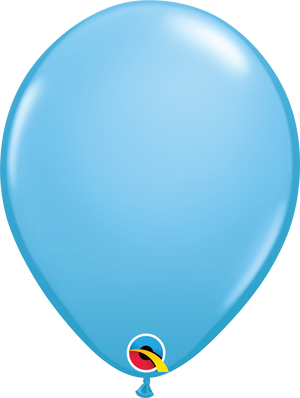 light blue latex balloon
