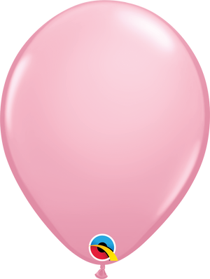 pink latex balloon