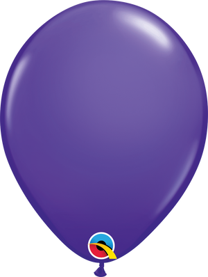 purple latex balloon