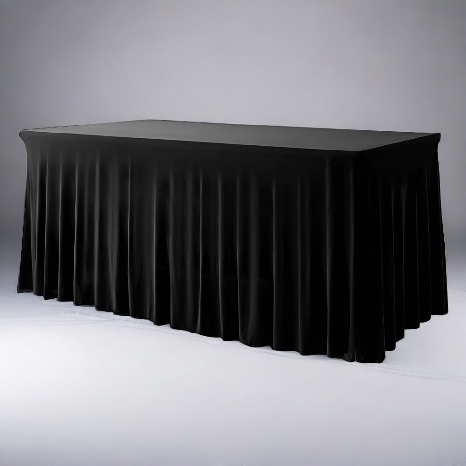 Black Fitted Rectangle tablecloth