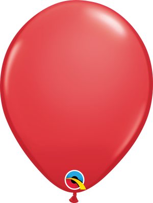 red latex balloon