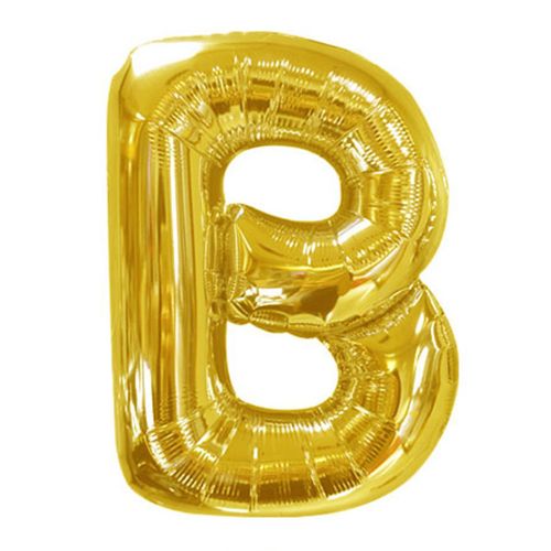 Gold Letter B