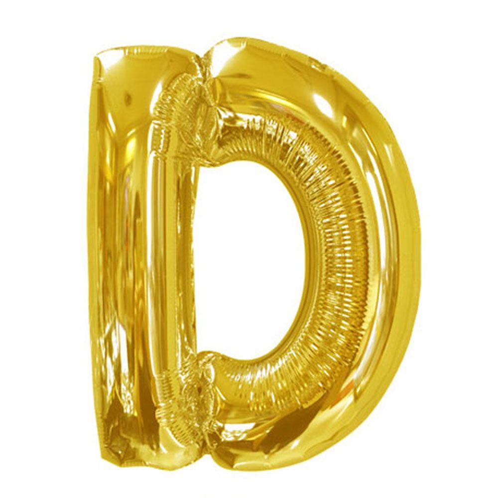 Gold Letter D