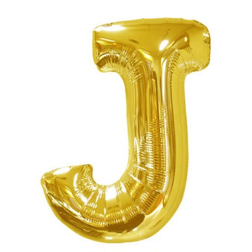 Gold Letter J