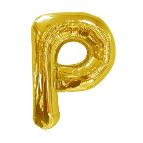 Gold Letter P