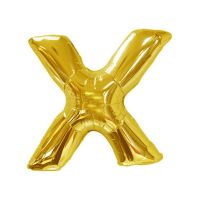 Gold Letter X