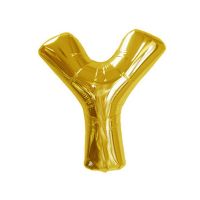 Gold Letter Y