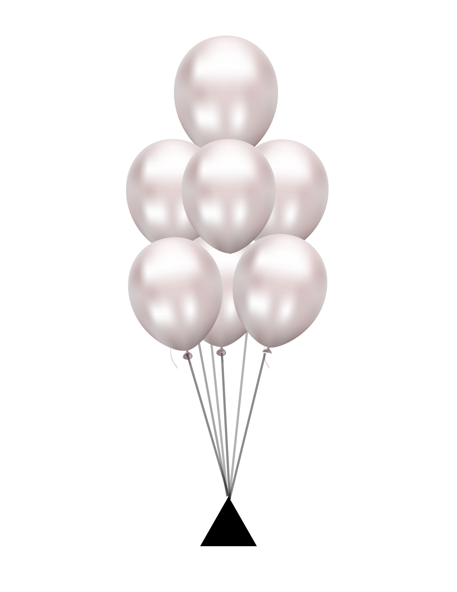 7 latex balloon bouquet