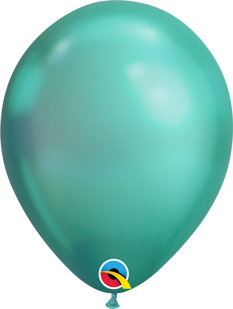 Chrome Green latex balloon