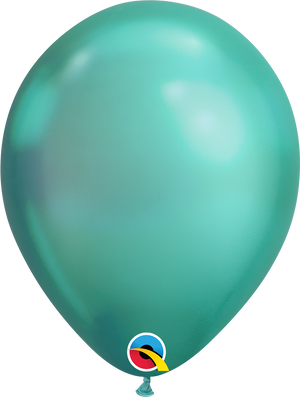 Chrome Green latex balloon