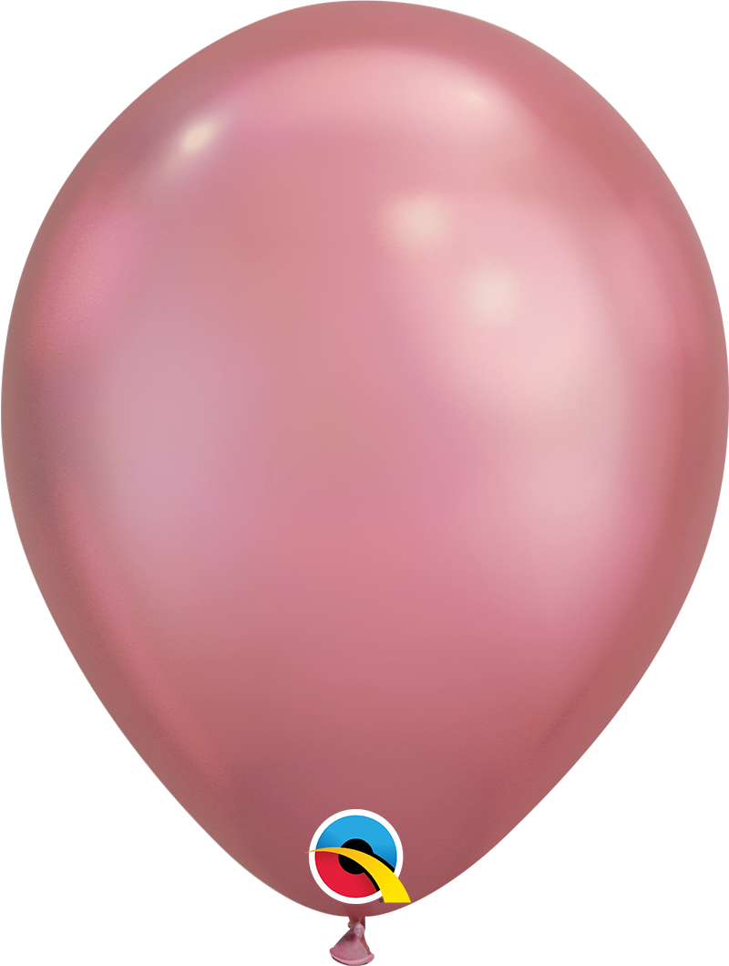Chrome Mauve latex balloon