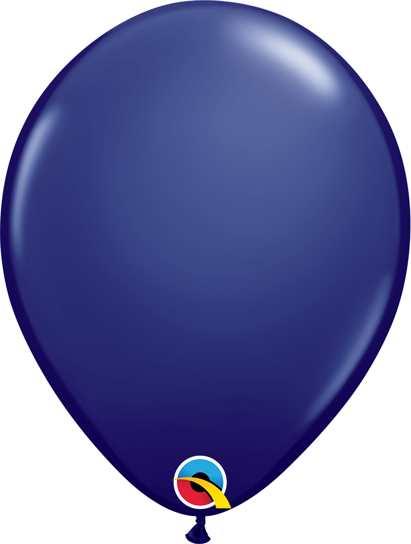 navy latex balloon