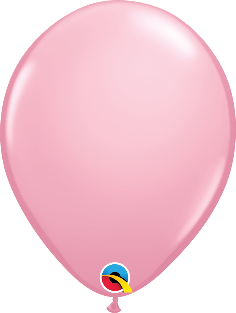 pink latex balloon