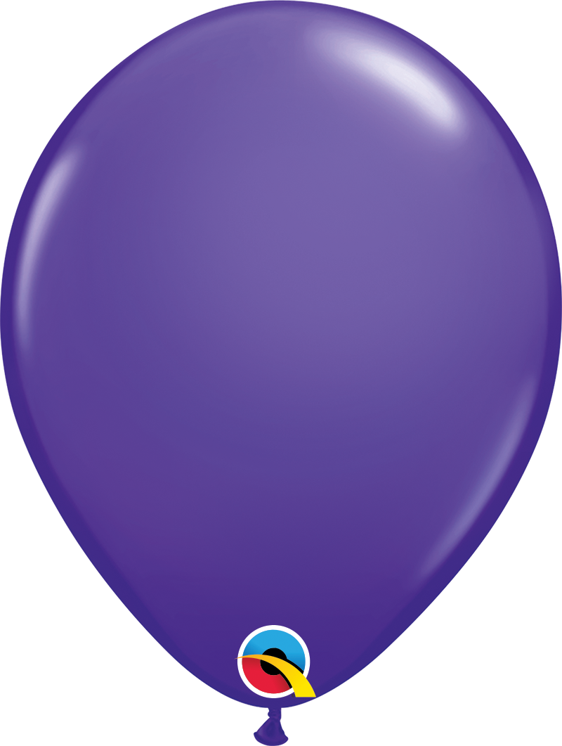 purple latex balloon
