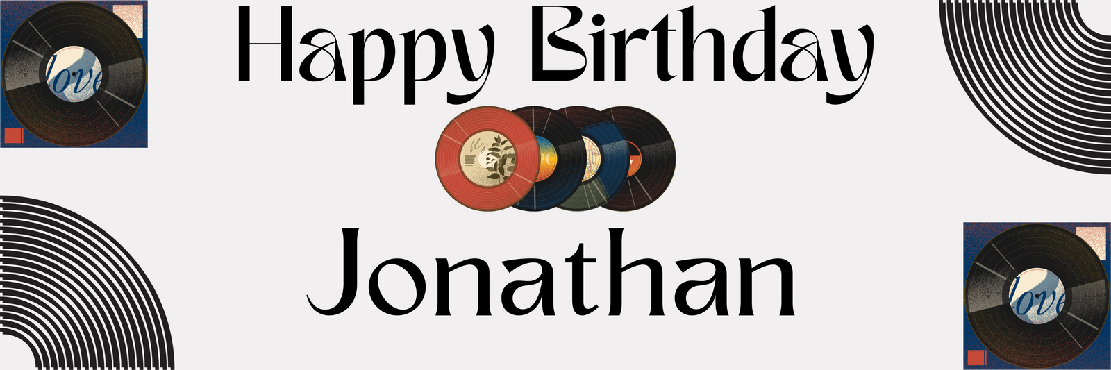 Custom Birthday banner