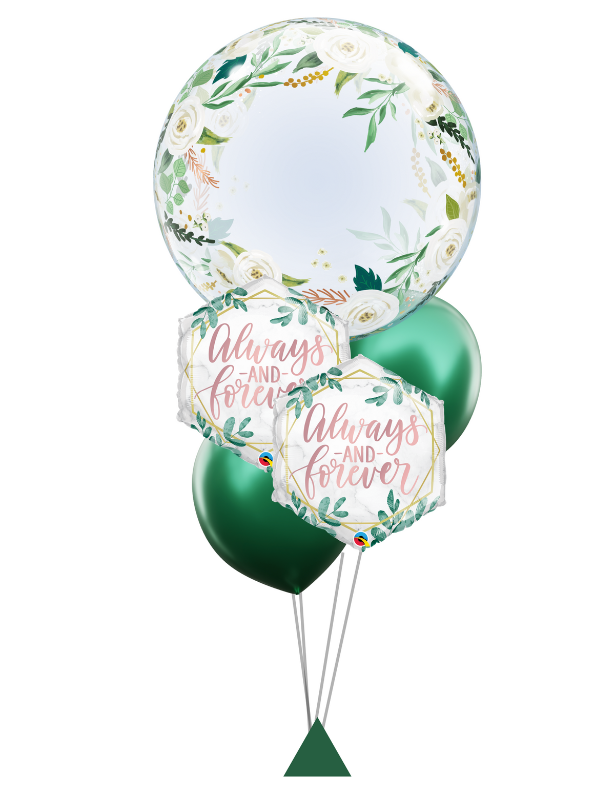 Anniversary/Wedding/Engagement Deluxe Bubble Bouquet