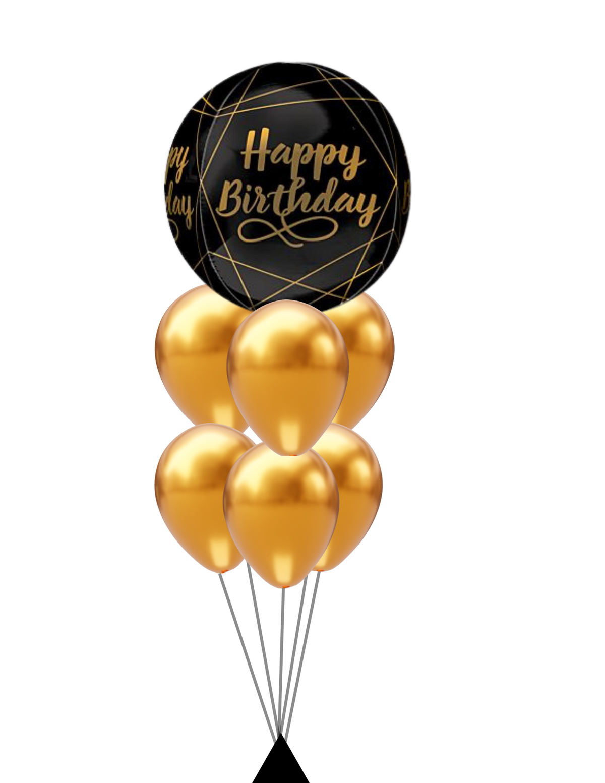 Orbz birthday balloon bouquet